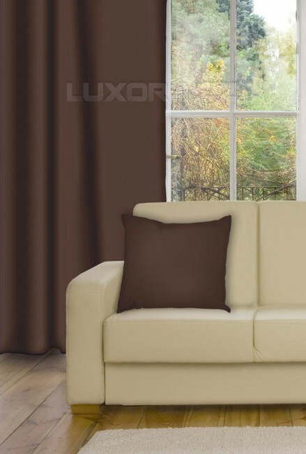 Látka Blackout UNI 117 hnědý na závěsy, polštářky - ART01248