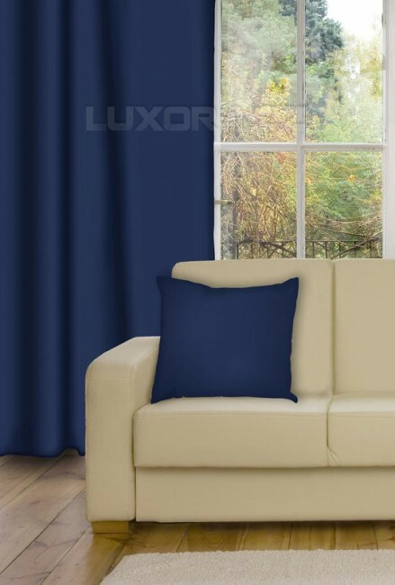 Látka Blackout UNI 143 tm. modrý na závěsy, polštářky - ART01447