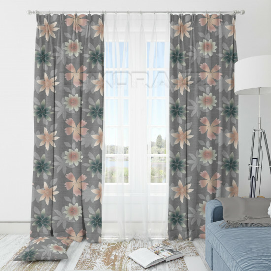 Dekorační látka 07808/132 na závěsy, polštářky - L07808/132hl