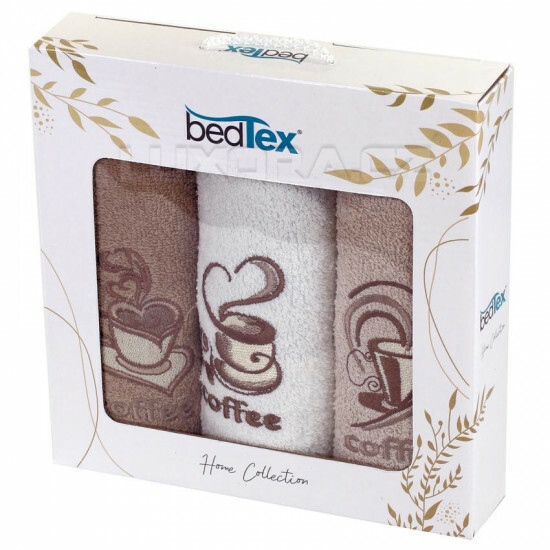 Dárkový set froté utěrek Kafíčko - U333848/hl