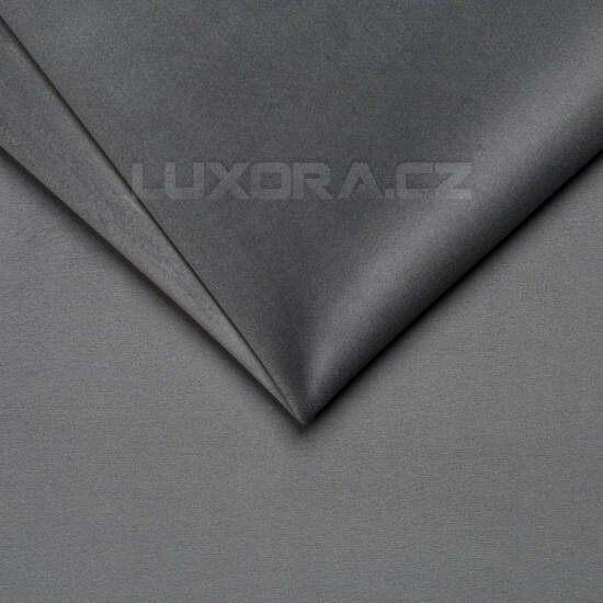 Velur 18 Anthracite na závěsy, polštářky - Velur 18/hl