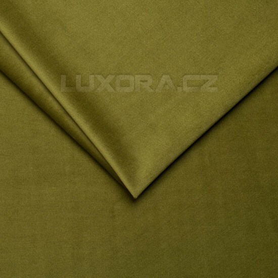 Velur 9 Olive na závěsy, polštářky - Velur 9/hl