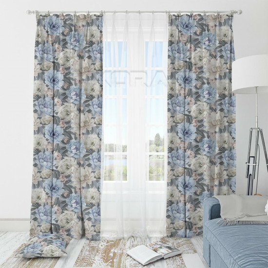 Látka 410592/003 na závěsy, polštářky - L410592/003hl