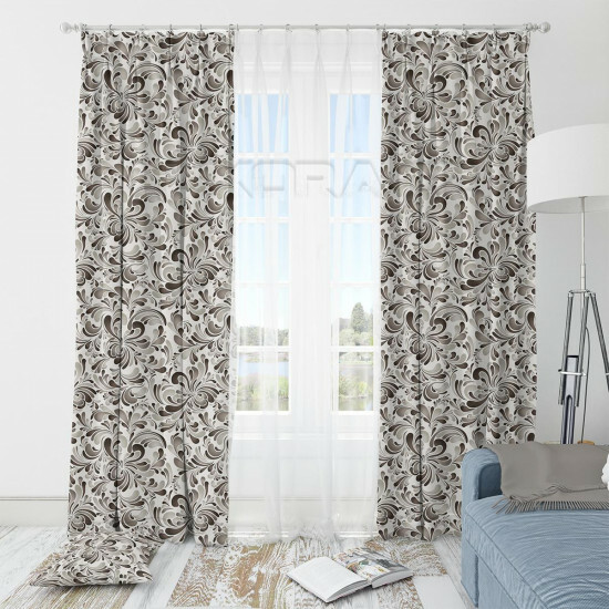 Látka 411191/104 na závěsy, polštářky - L411191/104hl