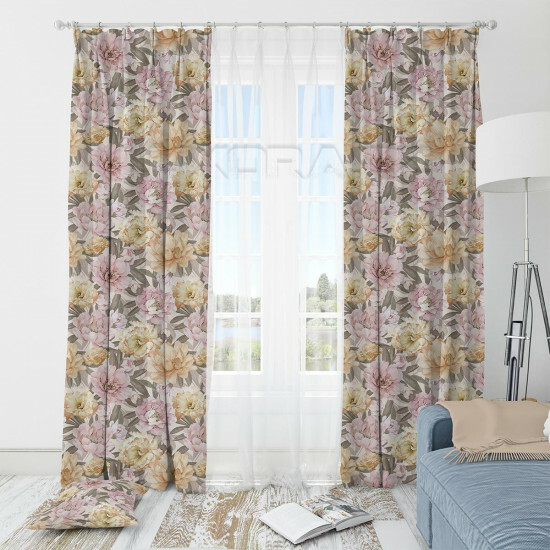 Látka 410592/004 na závěsy, polštářky - L410592/004hl