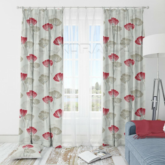 Látka 56159/1008 na závěsy, polštářky - L56159/1008hl