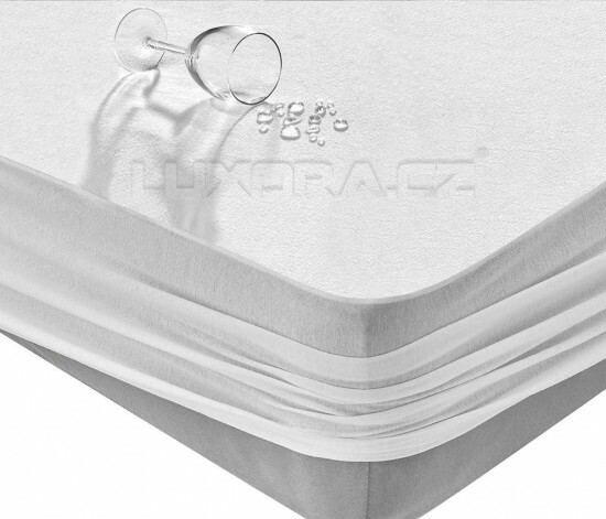 Nepropustné Jersey prostěradlo bílé - NJ336801/hl