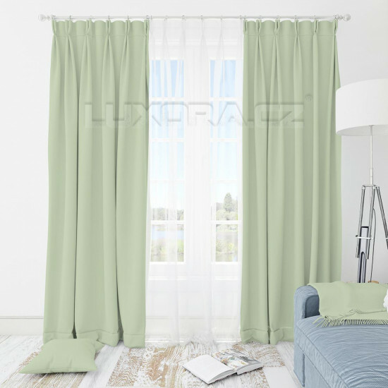 Látka Blackout UNI 163 mint na závěsy, polštářky - ART19136