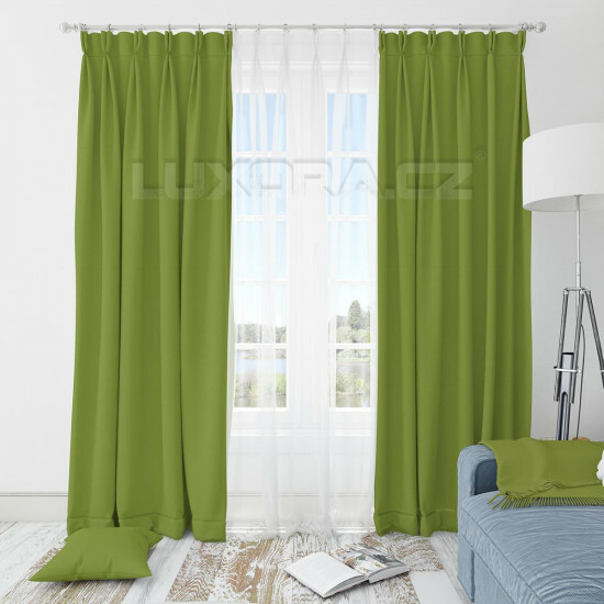 Závěs Blackout UNI 145 sv. zelený - ART01445