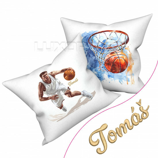 Povlak Basketbal a výšivka Váš text - PPsVD24/12/hl
