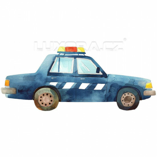 Nažehlovačka Policejní auto - NAŽ070/hl