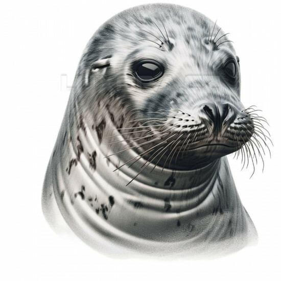 Nažehlovačka Tuleň hlava - NAŽ381/hl