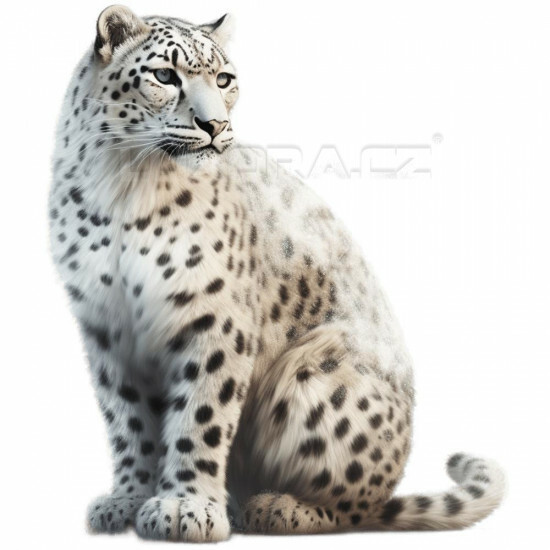 Nažehlovačka Leopard sněžný - NAŽ348/hl