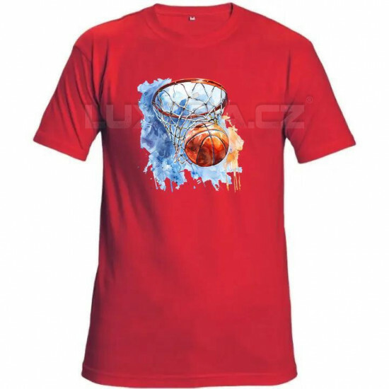Tričko červené Basketbal - TRČ/0004/črv/hl
