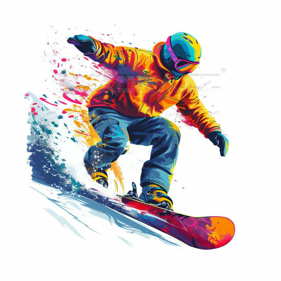 Nažehlovačka Snowboardista - NAŽ407/hl