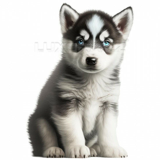 Nažehlovačka Husky štěně - NAŽ197/hl