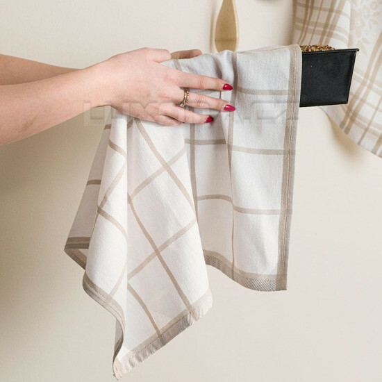 Utěrka MŘÍŽ béžová - Utmri/be/hl