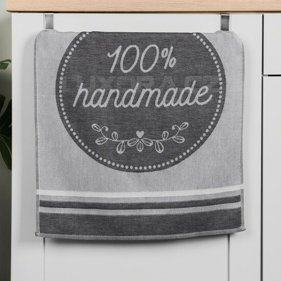 Utěrka HANDMADE šedá - Uthand/se/hl