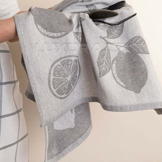 Utěrka CITRÓNY šedá - Utcit/se/hl