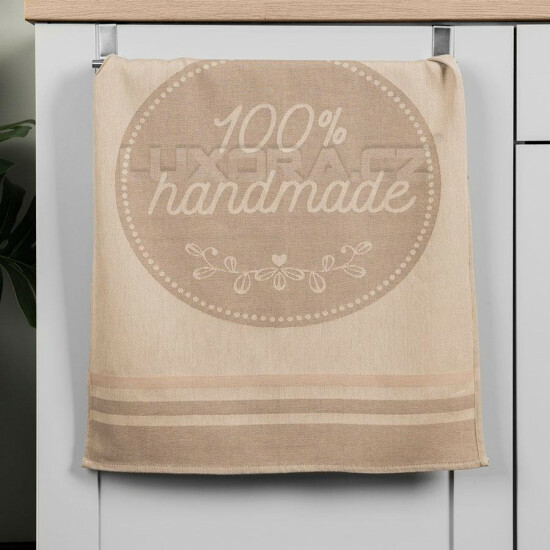 Utěrka HANDMADE béžová - Uthand/be/hl