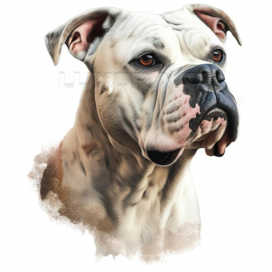 Nažehlovačka Americký buldog hlava - NAŽ127/hl