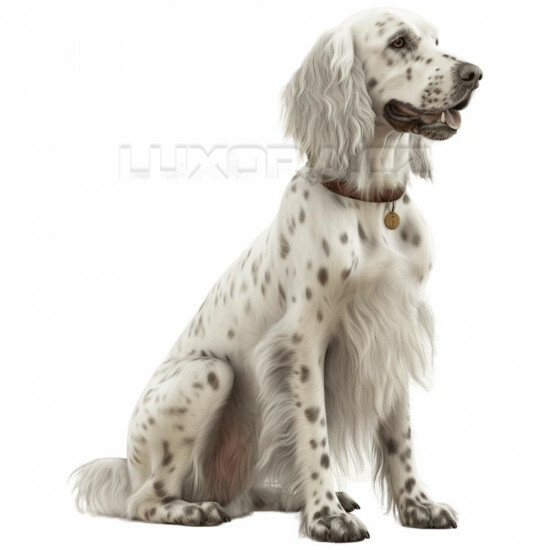 Nažehlovačka Anglický setr - NAŽ279/hl