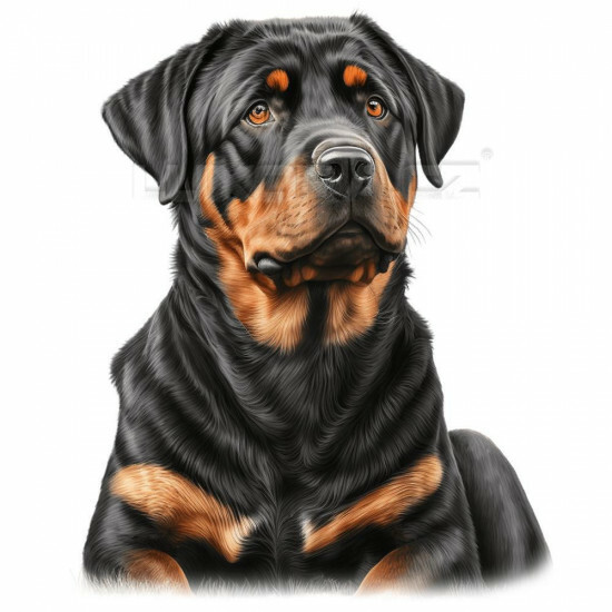 Nažehlovačka Rotvajler hlava - NAŽ274/hl