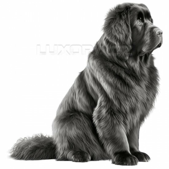 Nažehlovačka Novofundlandský pes - NAŽ257/hl