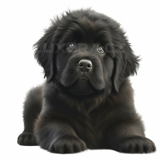 Nažehlovačka Novofundlandský pes štěně - NAŽ256/hl