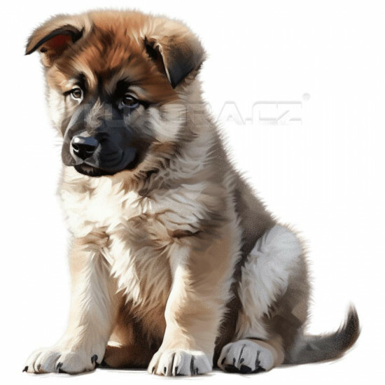 Nažehlovačka Americká akita štěně - NAŽ124/hl