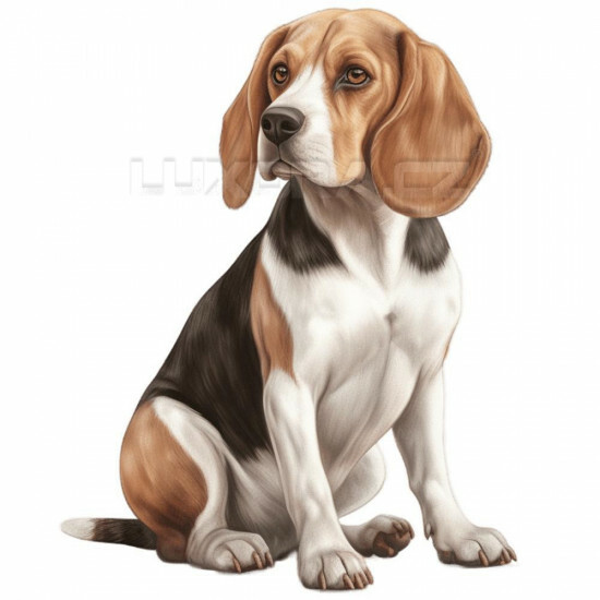 Nažehlovačka Bígl sedící - NAŽ158/hl