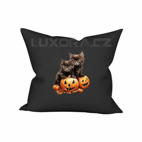 Povlak na polštářek Halloweenská koťata - POV123/hl
