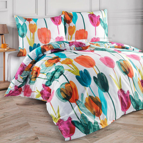 Povlečení Tulipo bavlněný satén - LS332001/hl