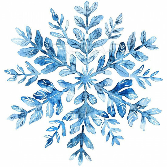 Nažehlovačka Vločka sněhová - NAŽ631/hl