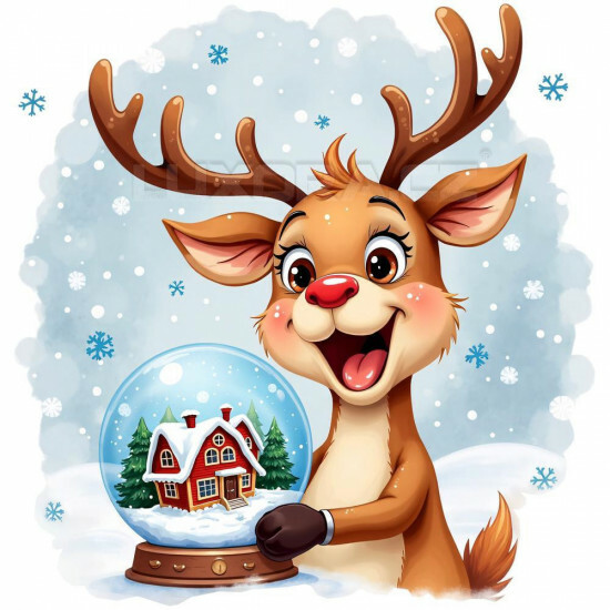 Nažehlovačka Sobík v zimě se sněžítkem - NAŽ672/hl