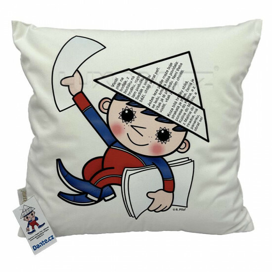 Povlak na polštářek Večerníček dobrou noc bilý - PPVdn/hl