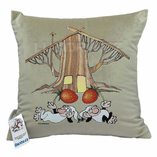 Povlak na polštářek Křemílek a Vochomůrka chaloupka - PPKVchal/hl