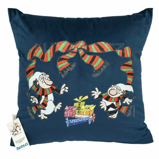 Povlak na polštářek Křemílek a Vochomůrka dárečky - PPKVdar/hl