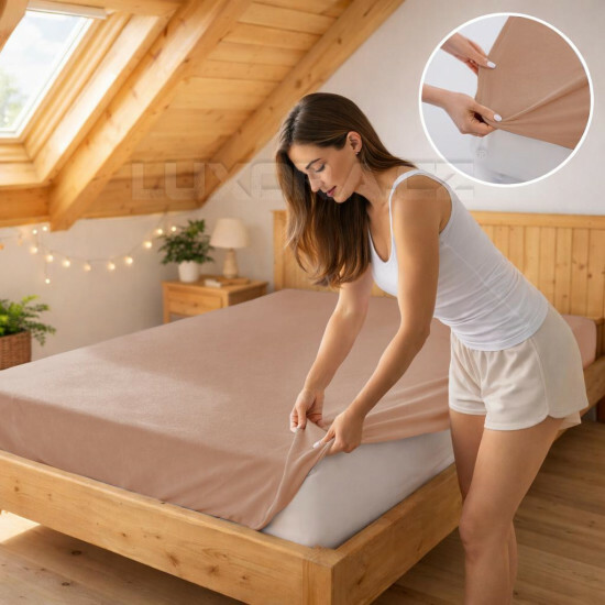 Prostěradlo jersey béžová 10 - ART13804