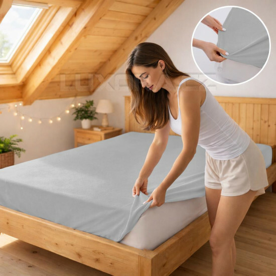 Prostěradlo jersey šedá 31 - ART13803