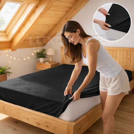 Prostěradlo jersey černá 48 - ART13799