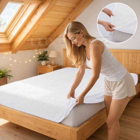 Prostěradlo froté bílá 01 - ART13762