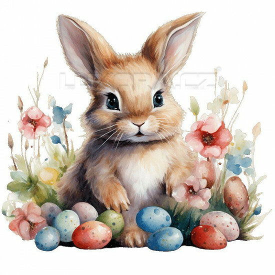 Nažehlovačka Zajíček mezi kraslicemi 1 - NAŽ967/hl