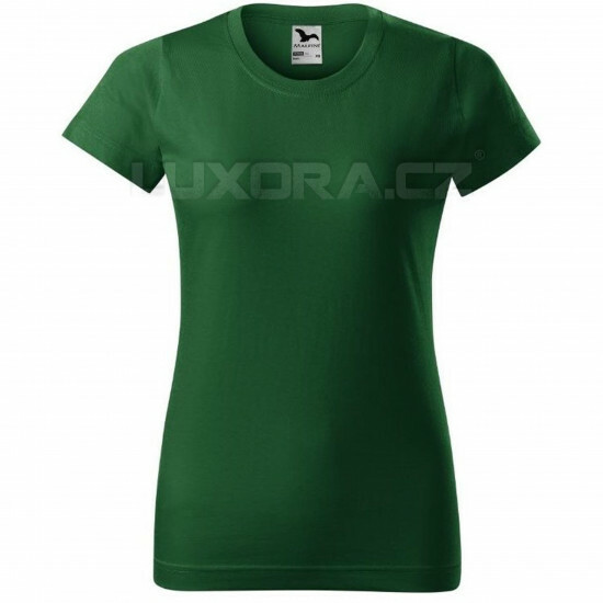 Dámské tričko tm. zelené BAS - TČDU/134/tmz/hl
