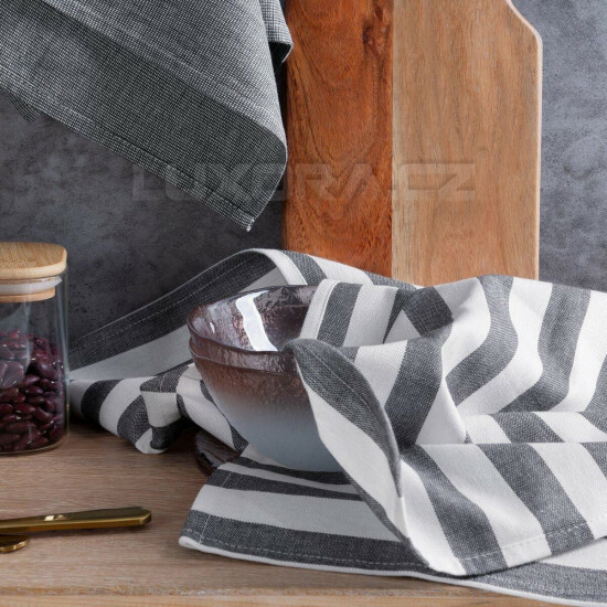 Sada utěrek KATRIN tm. šedá - Utkat/tmše/hl