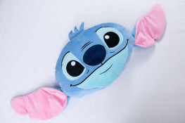 Tvarovaný polštářek Lilo and Stitch modrý