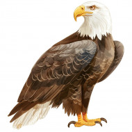 Nažehlovačka Orel bělohlavý