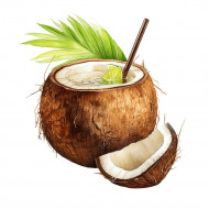 Nažehlovačka Kokos drink