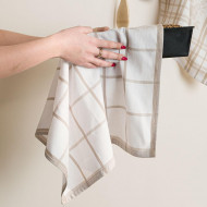 Utěrka MŘÍŽ béžová