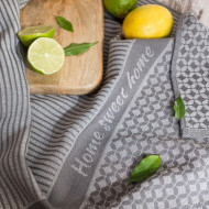 Utěrka SWEET HOME šedá